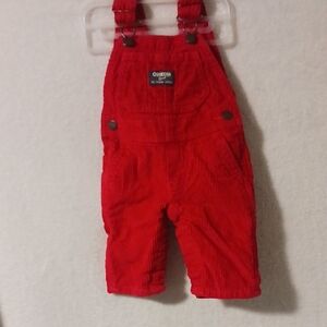 OshKosh B'gosh Red Corduroy Overalls for Kids